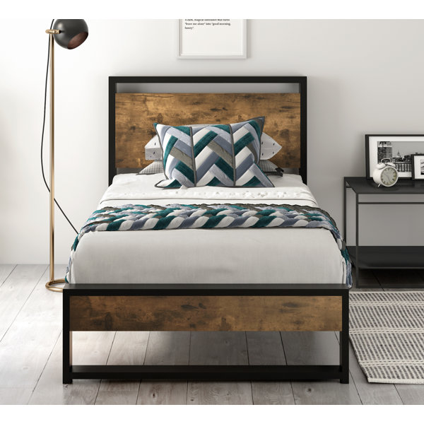 Stillwell Aberwell Patina Finish King Platform Bed Wayfair